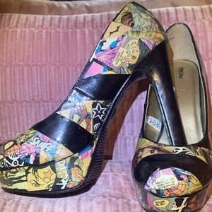 Avengers inspired heels